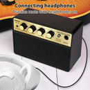 KOKKO-Alto-falante de guitarra elétrica, 10W, recarregável, portátil, áudio BT,