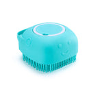 Luva de Banho para Pet em Silicone com Escova e Dispenser de Shampoo