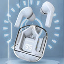 Fone De Ouvido Digital Bluetooth Transparente 5.3 TWS