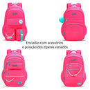Mochila Feminina Juvenil Escolar Grande Resistente