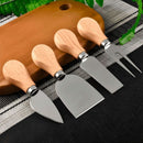 Kit Utensílios Facas Corte De Queijos E Frios Inox