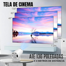 Mini Projetor Portátil Resolução Ultra HD 4k 130 Polegadas