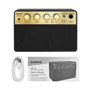 KOKKO-Alto-falante de guitarra elétrica, 10W, recarregável, portátil, áudio BT,