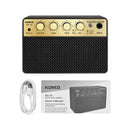 KOKKO-Alto-falante de guitarra elétrica, 10W, recarregável, portátil, áudio BT,