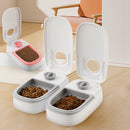 Comedouro Automático Inteligente para Cães e Gatos com Timer e Tigela Inox