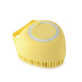 Luva de Banho para Pet em Silicone com Escova e Dispenser de Shampoo