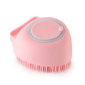 Luva de Banho para Pet em Silicone com Escova e Dispenser de Shampoo