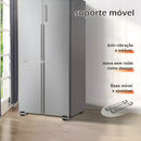 Kit até 2 Base Amparo com Rodas Regulavel Lavadora de Roupa, Fogão, Geladeira e