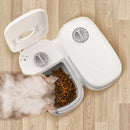 Comedouro Automático Inteligente para Cães e Gatos com Timer e Tigela Inox