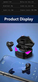Novo ar x15 fones de ouvido bluetooth sem fio gamer 65ms baixa latência fone gam