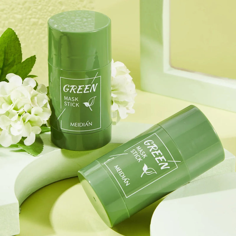 Máscara para Limpeza Facial de Chá Verde e Berinjela - MEIDIÁN