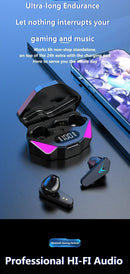 Novo ar x15 fones de ouvido bluetooth sem fio gamer 65ms baixa latência fone gam