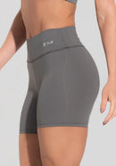 Short fitness feminino preto básico dlk