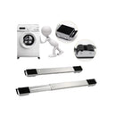 Kit até 2 Base Amparo com Rodas Regulavel Lavadora de Roupa, Fogão, Geladeira e